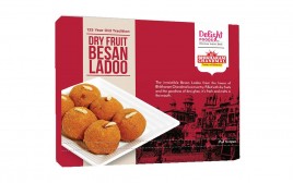 Delight Foods Dry Fruit Besan Ladoo   Box  200 grams